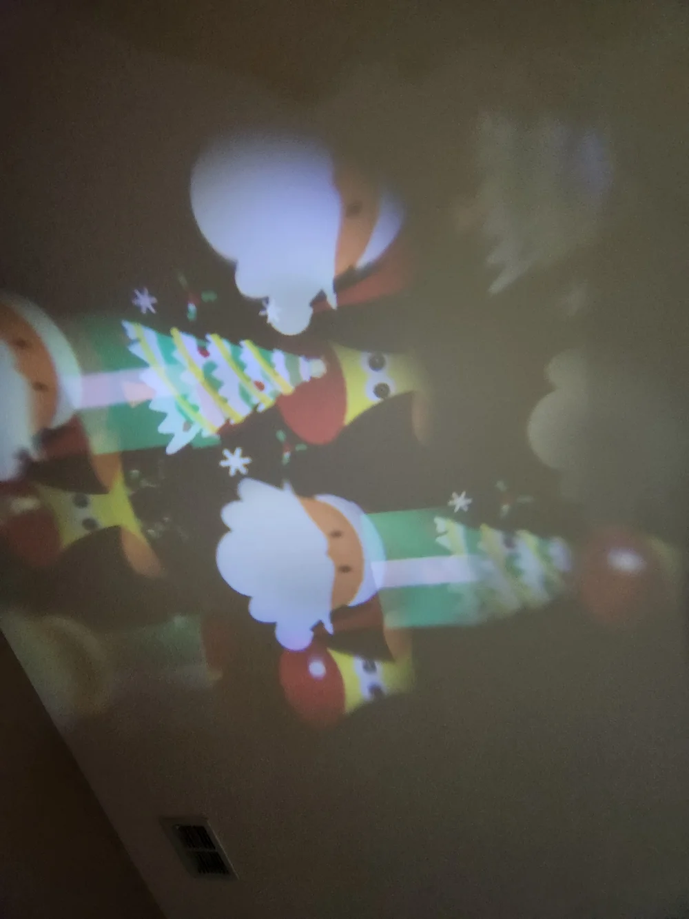 Projector Led Tree Top Star with 6 disk . Open Box